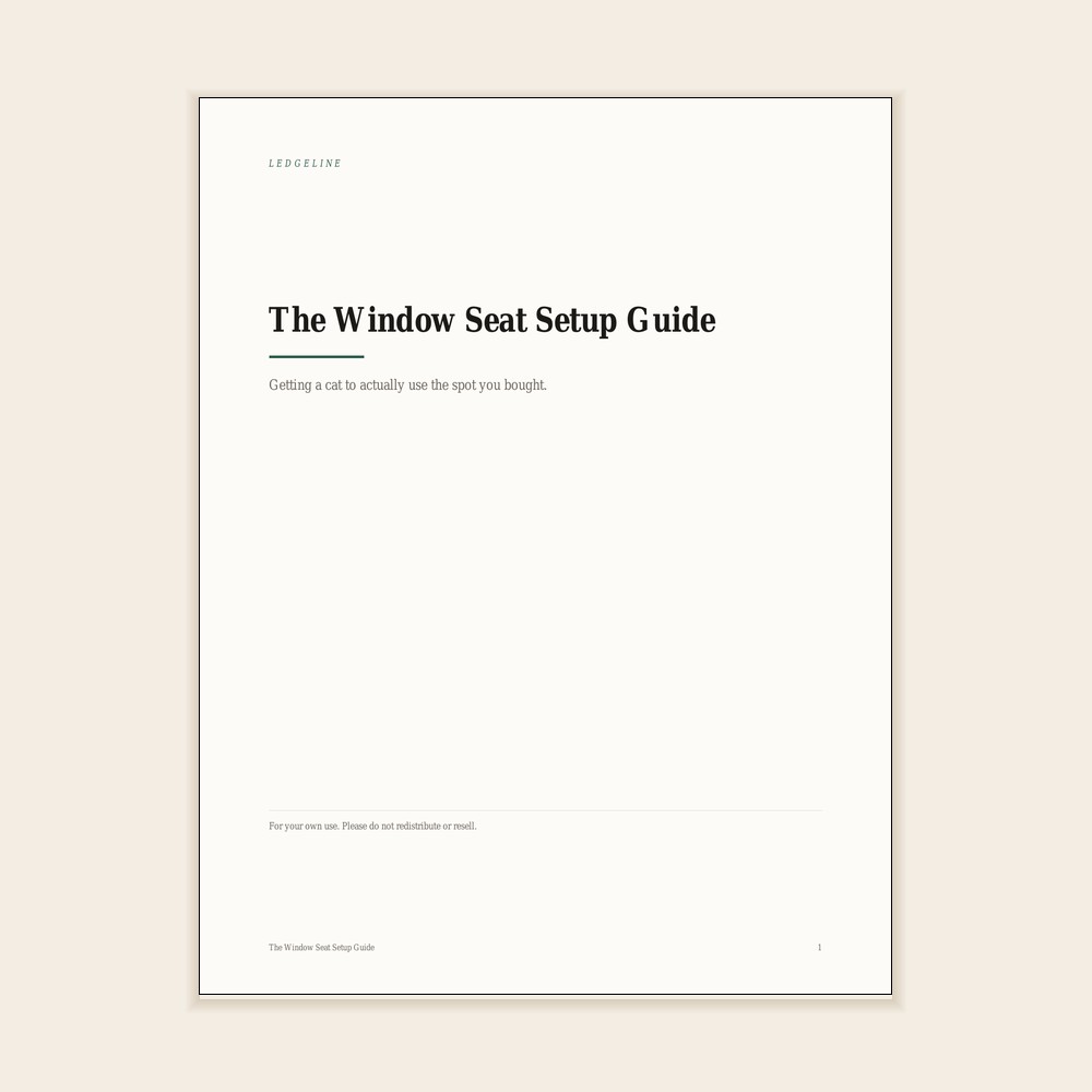 The Window Seat Setup Guide